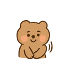 まるっこい茶色くまの日常（個別スタンプ：23）