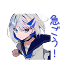 パンクセーラー女子★急な開場変更（個別スタンプ：14）