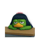 かわいい学生カッパ (NT)（個別スタンプ：17）