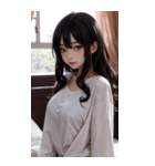 シャツの女の子の写真（個別スタンプ：10）