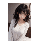 シャツの女の子の写真（個別スタンプ：12）