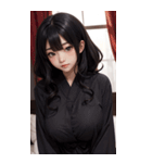 シャツの女の子の写真（個別スタンプ：25）