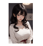 シャツの女の子の写真（個別スタンプ：36）