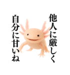 【煽る】爆笑★ウーパールーパーが煽る（個別スタンプ：3）