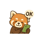 レッサーパンダ 日常シーン（個別スタンプ：2）