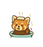 レッサーパンダ 日常シーン（個別スタンプ：12）