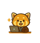 レッサーパンダ 日常シーン（個別スタンプ：23）