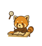 レッサーパンダ 日常シーン（個別スタンプ：26）