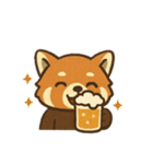 レッサーパンダ 日常シーン（個別スタンプ：27）