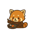 レッサーパンダ 日常シーン（個別スタンプ：31）