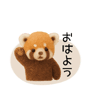 ふぇるとレッサーぱんだ（個別スタンプ：1）
