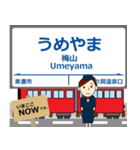越美南線in長谷川の毎日使う電車（個別スタンプ：13）