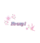 桜×英語フレーズ（個別スタンプ：19）