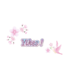 桜×英語フレーズ（個別スタンプ：25）