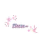 桜×英語フレーズ（個別スタンプ：31）