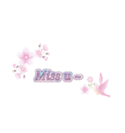 桜×英語フレーズ（個別スタンプ：33）