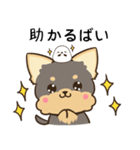 長崎弁のヨークシャーテリアとシマエナガ（個別スタンプ：10）