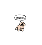 ゴールデンレトリバー(フキダシ)（個別スタンプ：6）