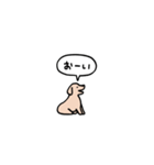 ゴールデンレトリバー(フキダシ)（個別スタンプ：21）