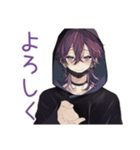 陰キャ男子の通話誘い★やんわり断り（個別スタンプ：35）