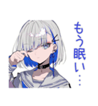 お休み宣言★パンクセーラー女子（個別スタンプ：5）