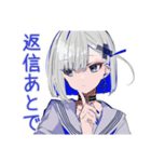 お休み宣言★パンクセーラー女子（個別スタンプ：20）