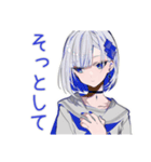 お休み宣言★パンクセーラー女子（個別スタンプ：23）