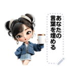 Message Stickers (Tonhom) JP（個別スタンプ：1）