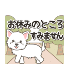 やさしいウエスティ【仕事＆連絡】（個別スタンプ：12）