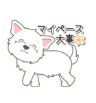 やさしいウエスティ【仕事＆連絡】（個別スタンプ：34）