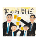 酒クズポスター【ビール・飲み会・お酒】（個別スタンプ：3）