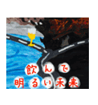 酒クズポスター【ビール・飲み会・お酒】（個別スタンプ：16）
