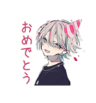 メンヘラ男子の毎日挨拶♡（個別スタンプ：38）