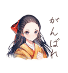 大正女学生★毎日挨拶（個別スタンプ：15）