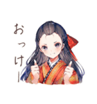 大正女学生★毎日挨拶（個別スタンプ：20）