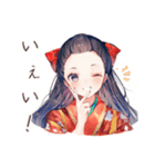 大正女学生★毎日挨拶（個別スタンプ：21）