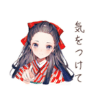 大正女学生★毎日挨拶（個別スタンプ：24）