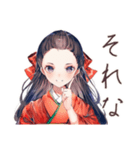 大正女学生★毎日挨拶（個別スタンプ：31）