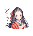 大正女学生★毎日挨拶（個別スタンプ：32）