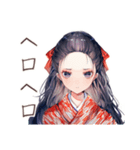 大正女学生★毎日挨拶（個別スタンプ：36）