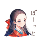 大正女学生★毎日挨拶（個別スタンプ：37）