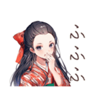 大正女学生★毎日挨拶（個別スタンプ：40）
