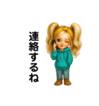 クリエイターyukieのスタンプ女の子10（個別スタンプ：21）