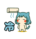 ねっ娘②【夏】……………………,………….（個別スタンプ：12）