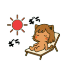 ねっ娘②【夏】……………………,………….（個別スタンプ：33）