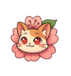 桜にゃん④表情……………………..（個別スタンプ：1）