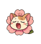 桜にゃん④表情……………………..（個別スタンプ：5）