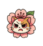 桜にゃん④表情……………………..（個別スタンプ：40）