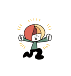 かぼちゃ頭のガール（個別スタンプ：19）
