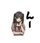 闇系地雷黒好きちゃんたち（個別スタンプ：3）